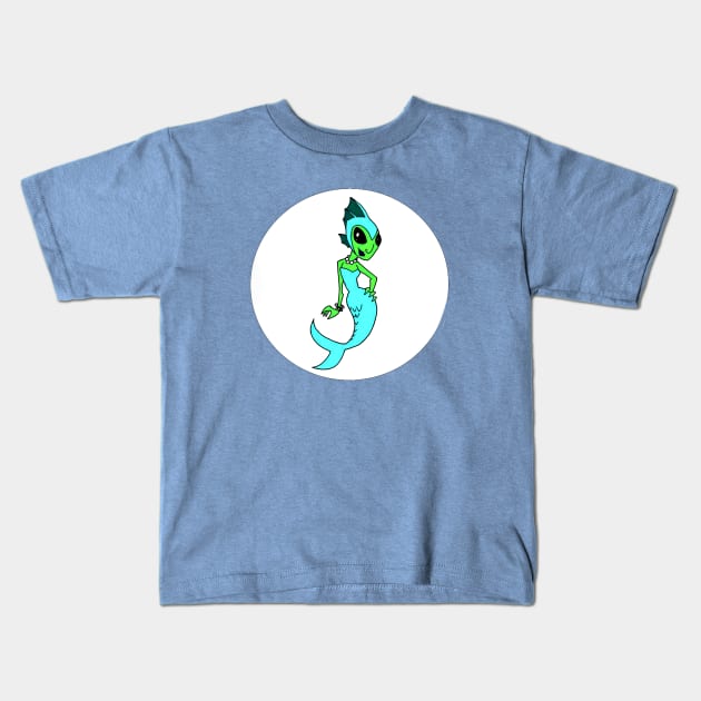 Mermaid - Cryptids Collection Kids T-Shirt by SamWalker